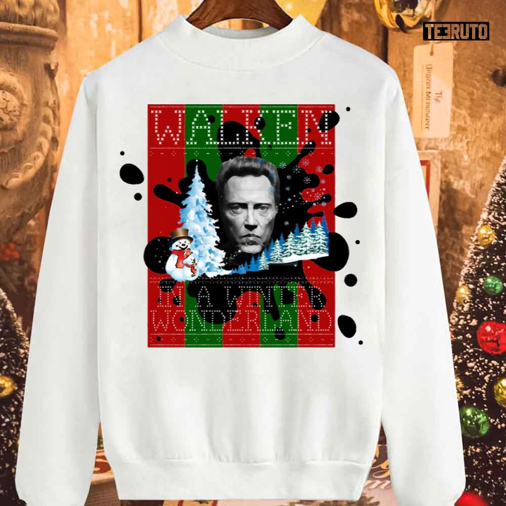 Walken In A Winter Wonderland Christmas Eve Unisex Sweatshirt Teeruto