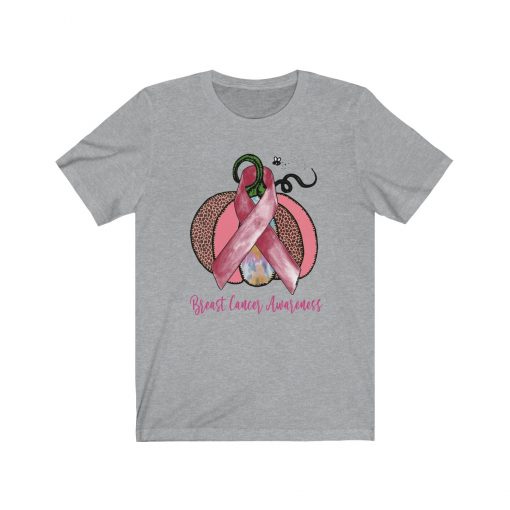 Breast Cancer Awareness, Pink Ribbon Pumpkin Unisex T-Shirt, Sweatshirt, Hoodie