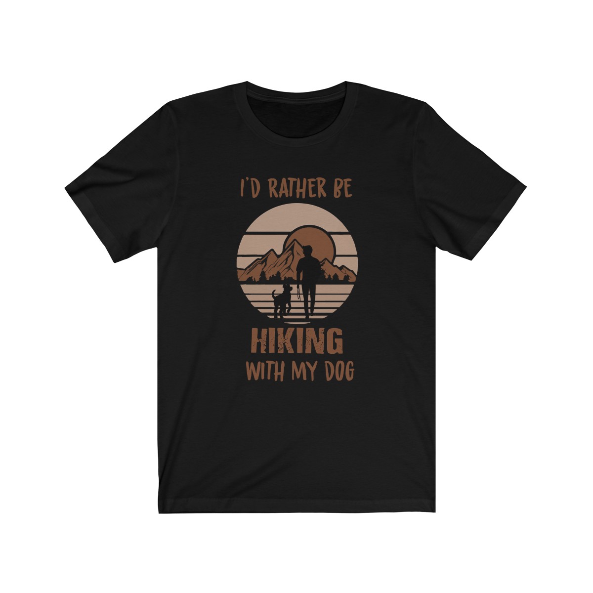 I'd Rather Be Hiking With My Dog, Pets Lover Unisex T-Shirt, Sweatshirt, Hoodie