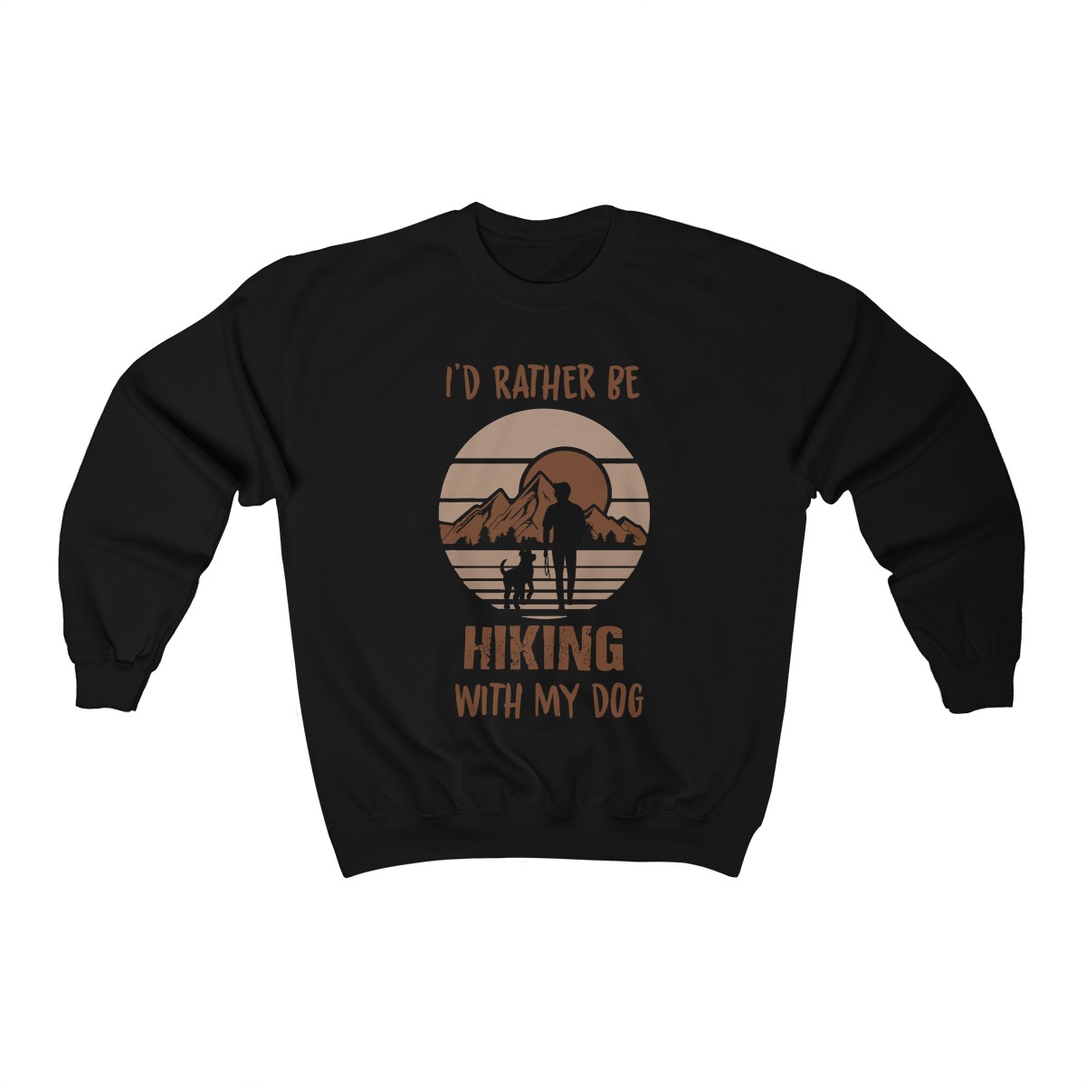 I'd Rather Be Hiking With My Dog, Pets Lover Unisex T-Shirt, Sweatshirt, Hoodie