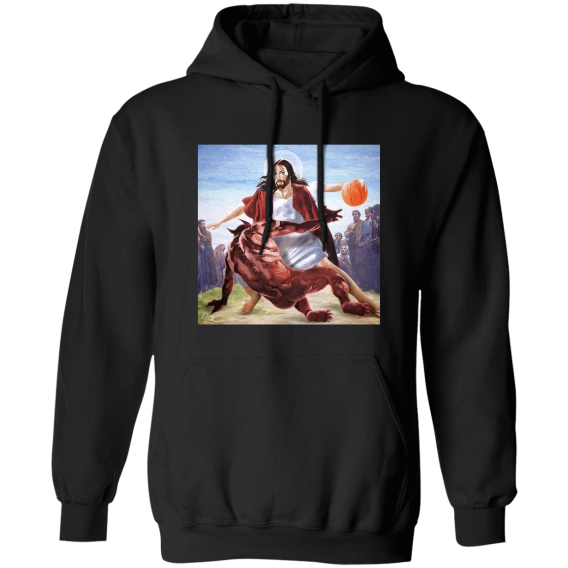 Funny Basketball Jesus Crossover Demon Unisex T-Shirt, Sweatshirt, Hoodie
