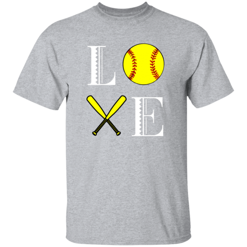 Love Softball Unisex T-Shirt, Sweatshirt, Hoodie