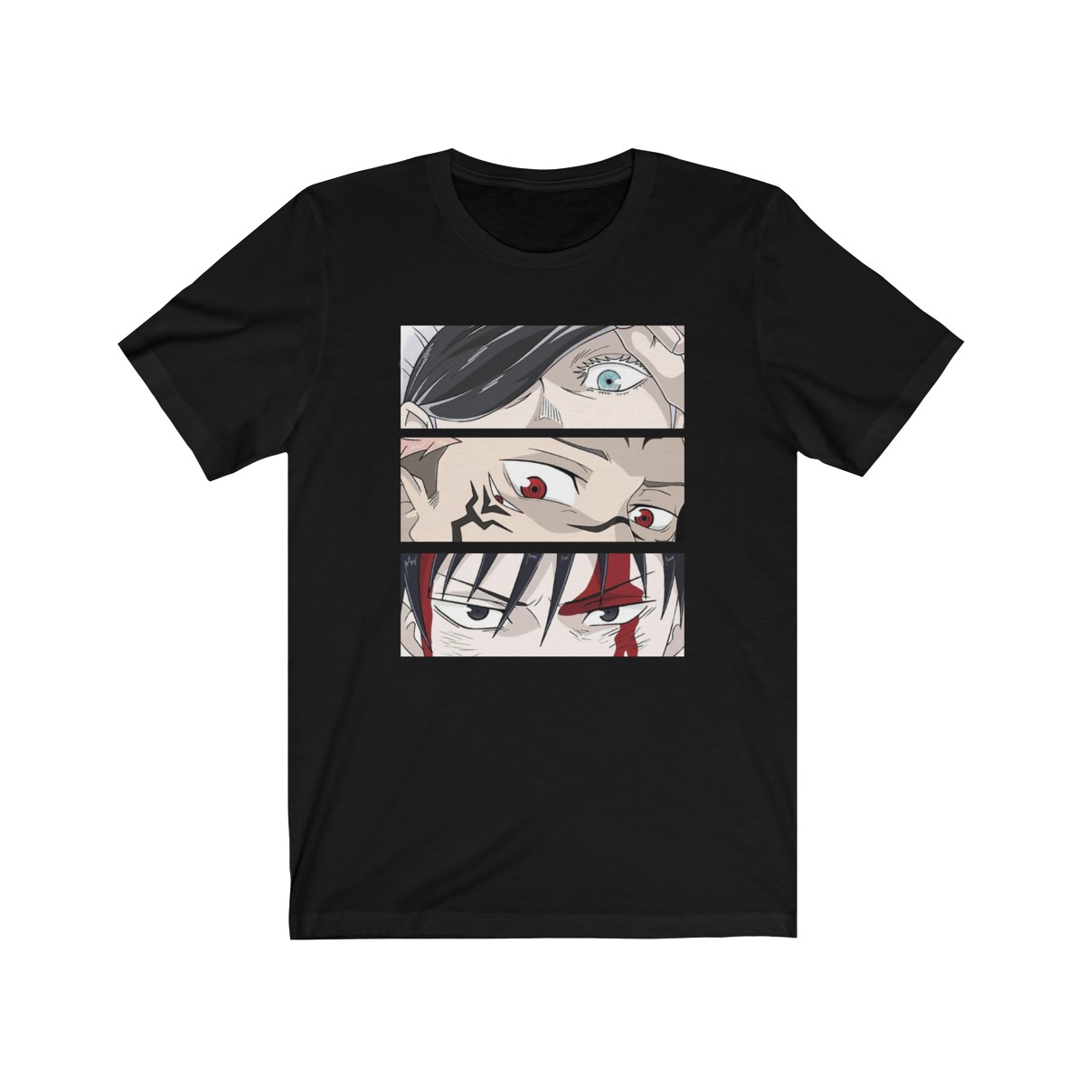 Anime Satoru Gojo Yuji Itadori Sukuna Eyes, Japanese Style Unisex T-Shirt, Sweatshirt, Hoodie