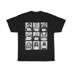 Horror Serial Killers Mugshot Unisex T-Shirt, Sweatshirt, Hoodie