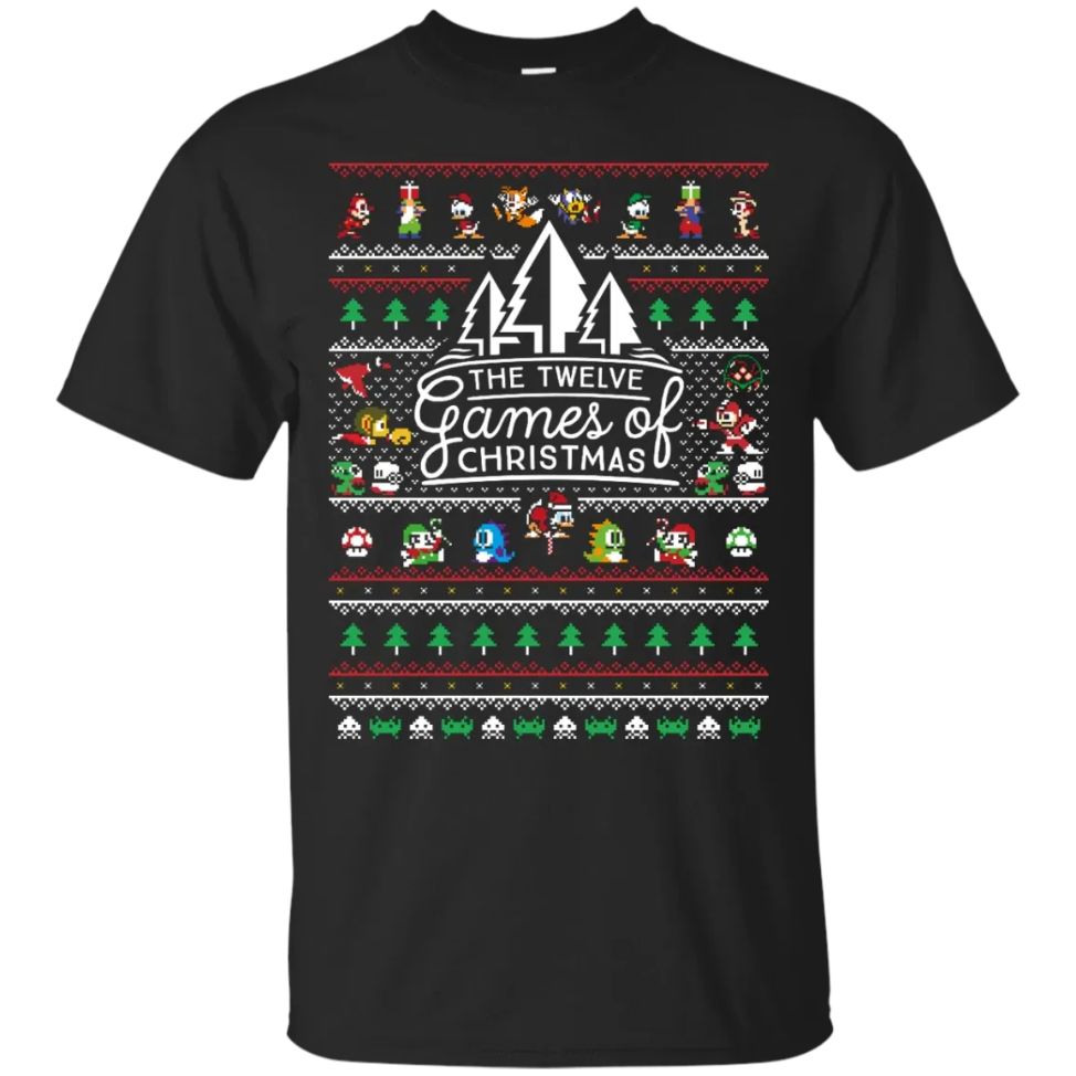 12 Games Of Christmas Ugly Unisex T-shirt
