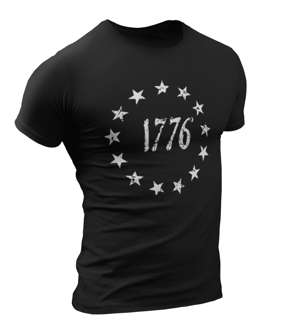 1776 American Flag We The People Constitution T-Shirts Patriotic For Men