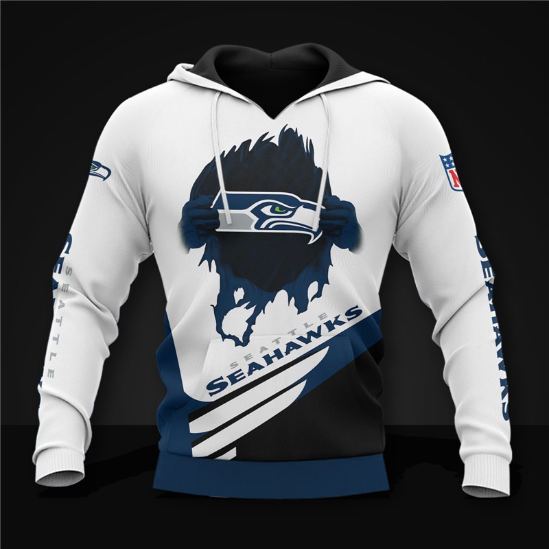 Seattle Seahawks All Over Print Hoodie 3D