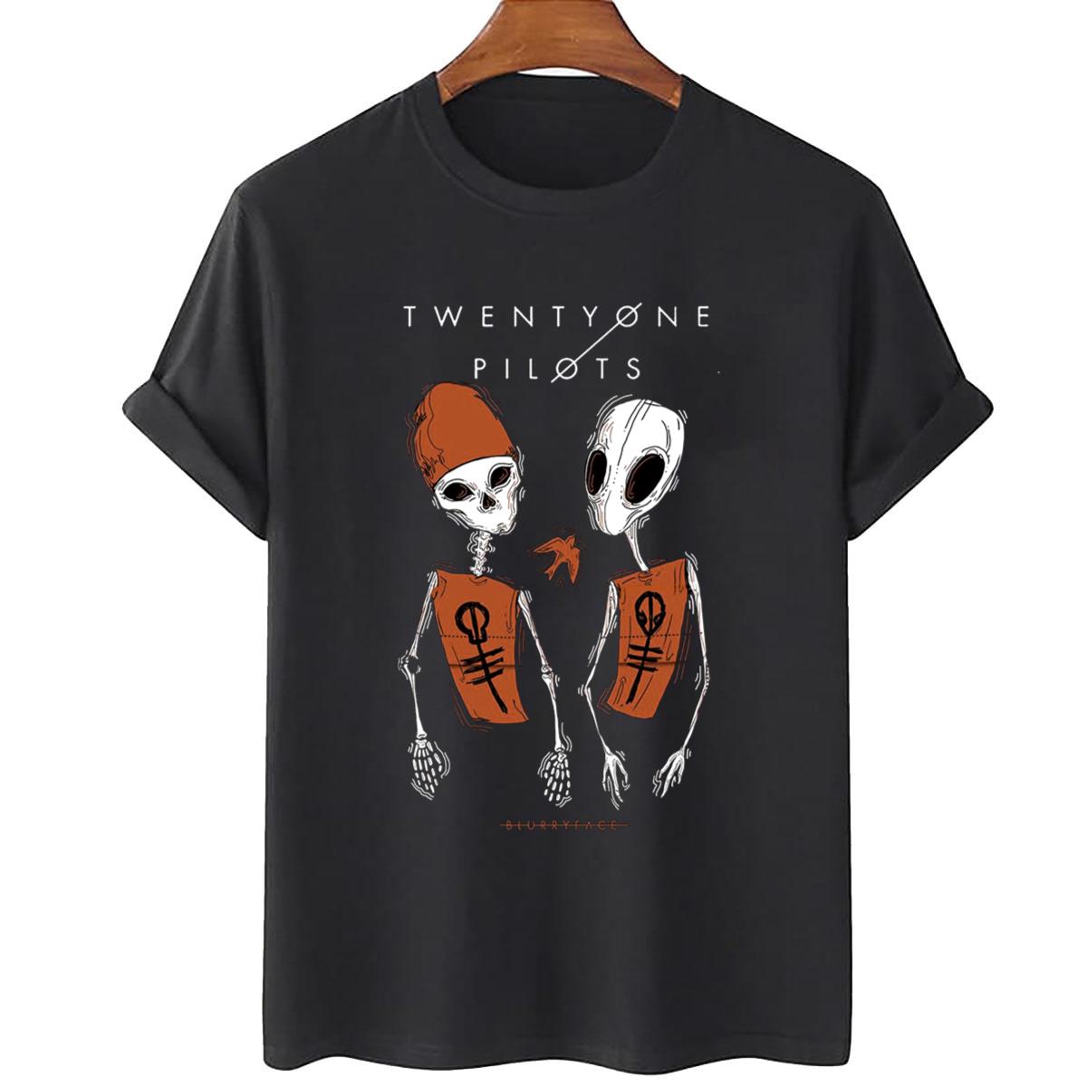 21 Pilots Skull Aliens Twenty One  Band Unisex T-Shirt
