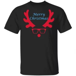 Cool Reindeer Adults Christmas T-Shirt