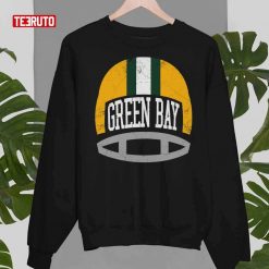 Green Bay Packers Retro Helmet Unisex Sweatshirt