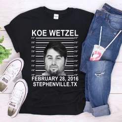 Koe Wetzel Mugshot Funny Unisex T-Shirt
