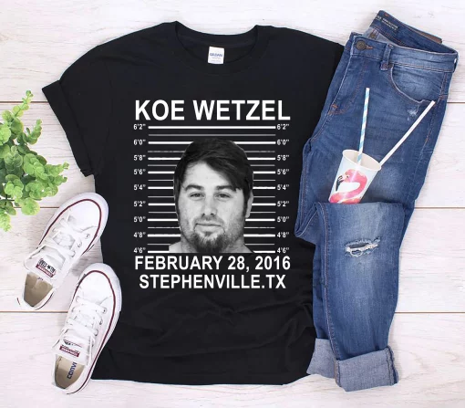 Koe Wetzel Mugshot Funny Unisex T-Shirt