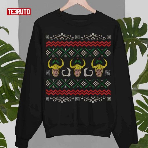 Marvel Loki Ugly Christmas Unisex Sweatshirt