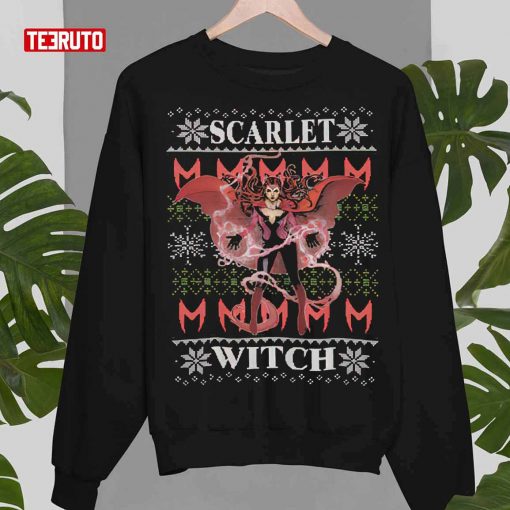 Marvel Scarlet Witch Girl Ugly Christmas Unisex Sweatshirt