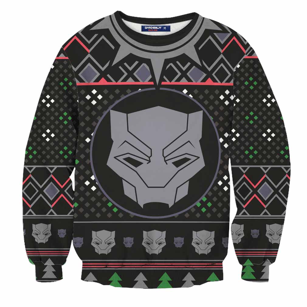 a wakandan wool sweater marvel wakanda christmas 3d knitted sweater 369294