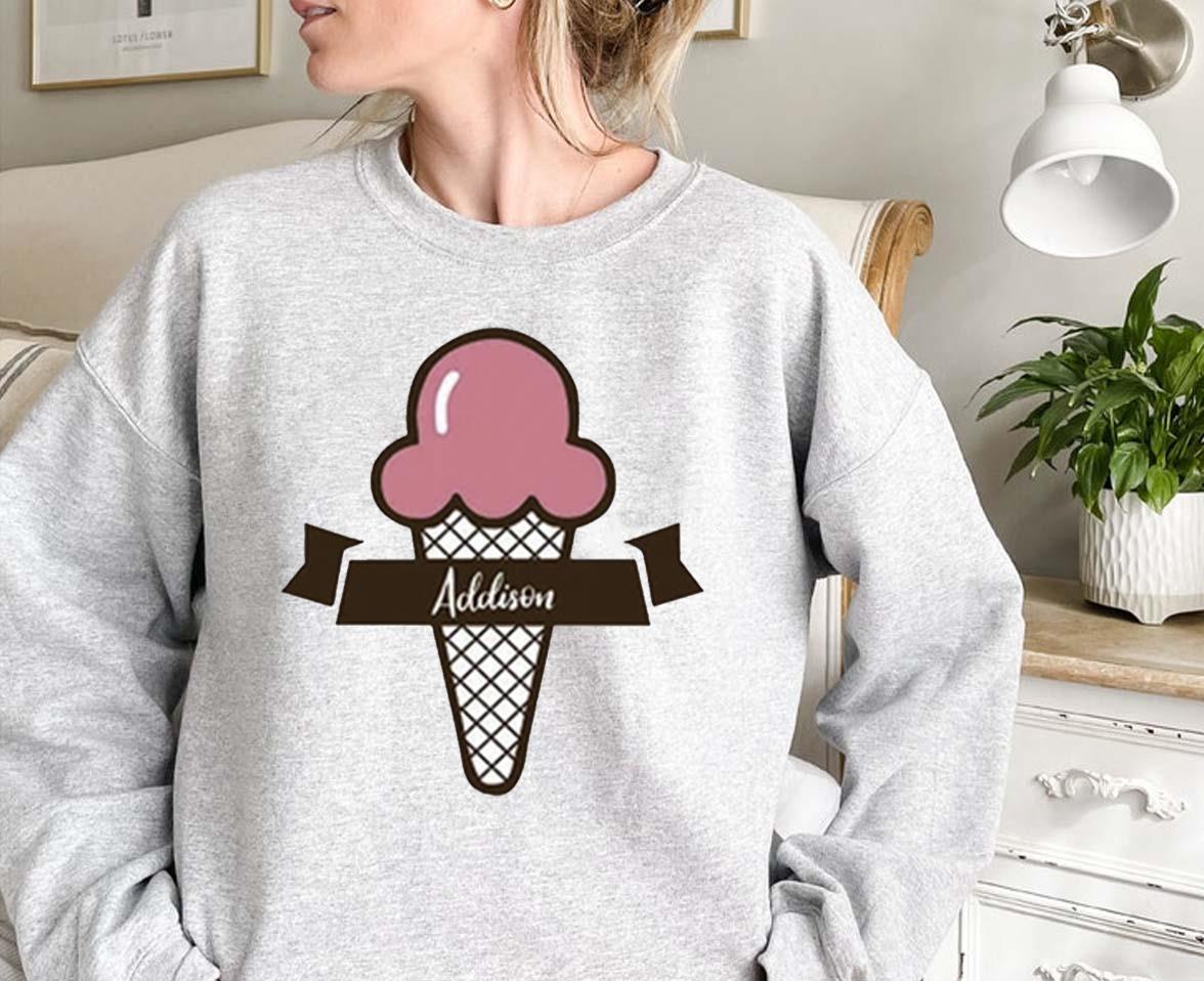 Addison Rae T-Shirt Ice Cream