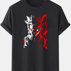Akatsuki Naruto Kurama Itachi Nine Tail Fox T-shirt