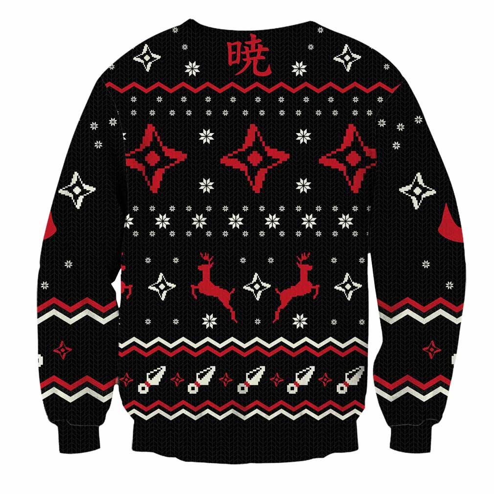 akatsuki naruto wool knitted sweater christmas akatsuki 3d sweater 235329