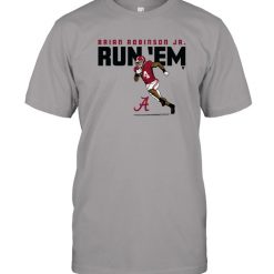 Alabama Brian Robinson Jr. Run ‘Em Shirt