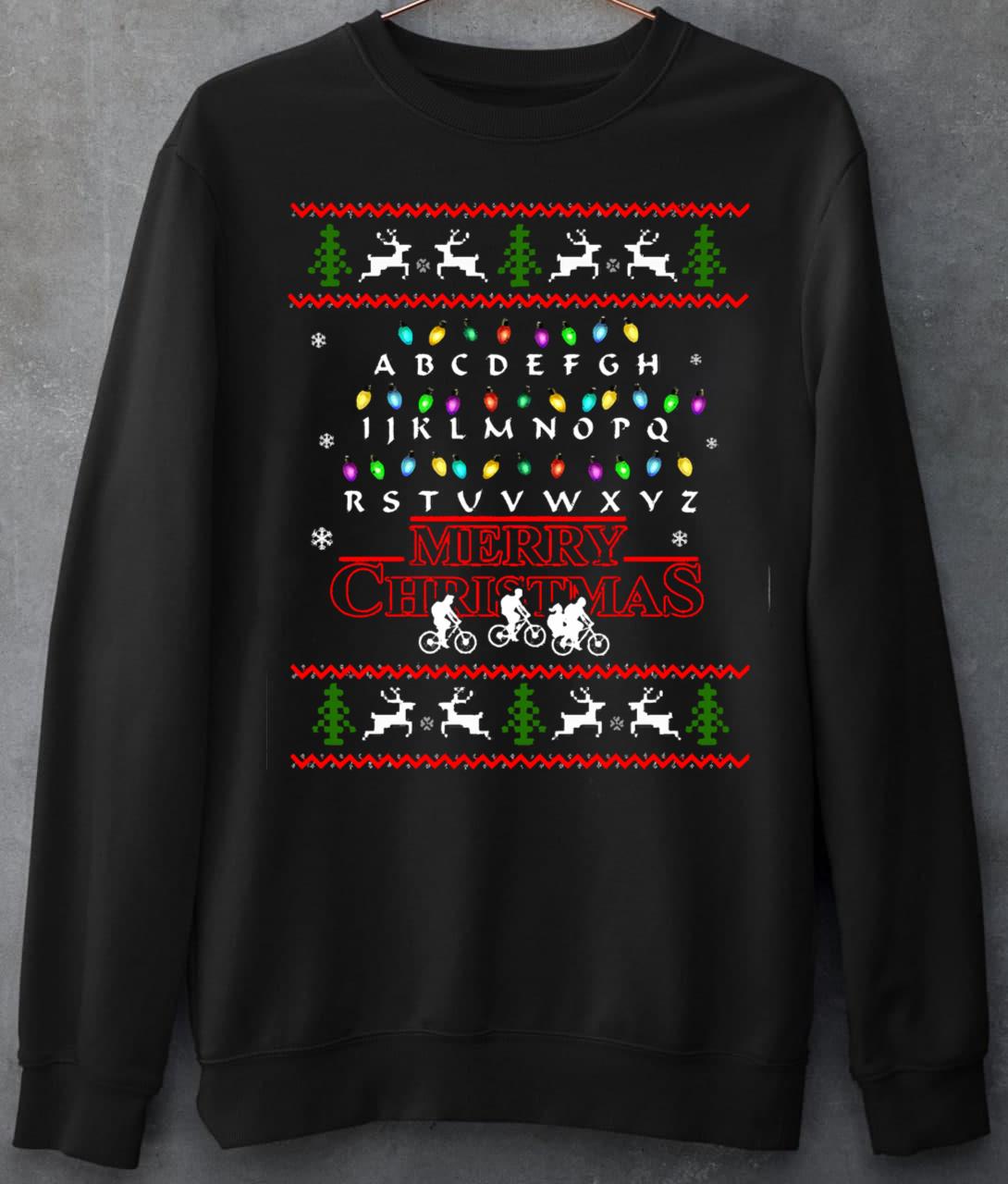 Alphabet Ugly Christmas Sweatshirt