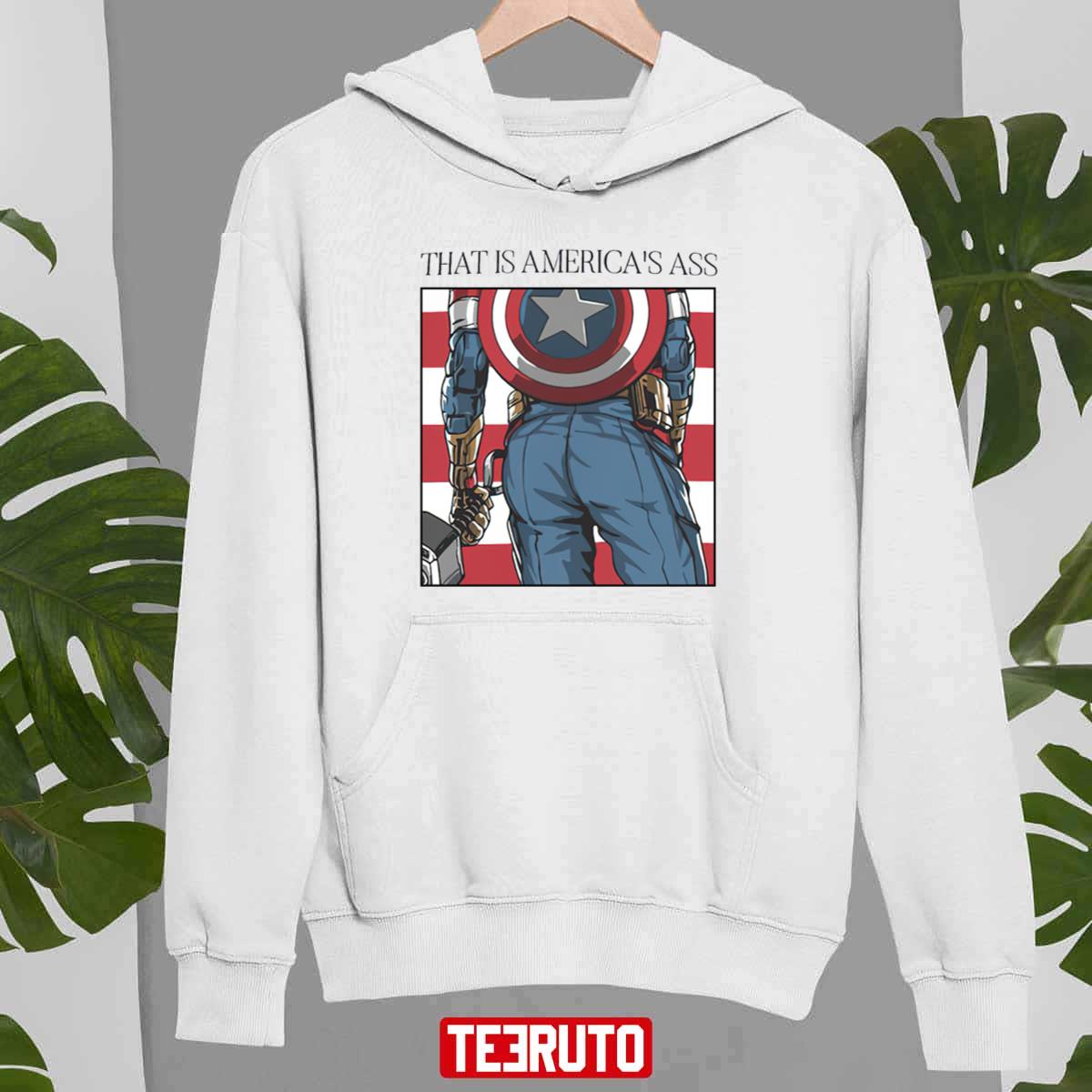 American’s Ass Superhero Avengers Captain Unisex T-Shirt