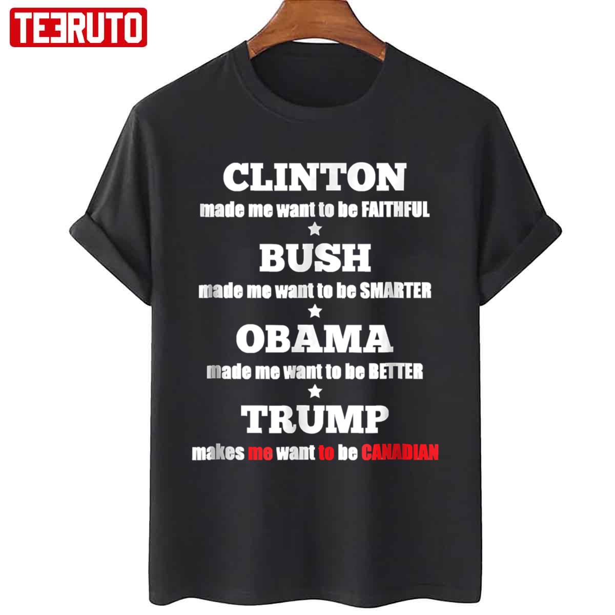 Anti Trump Political Bush Not The President Unisex T-Shirt