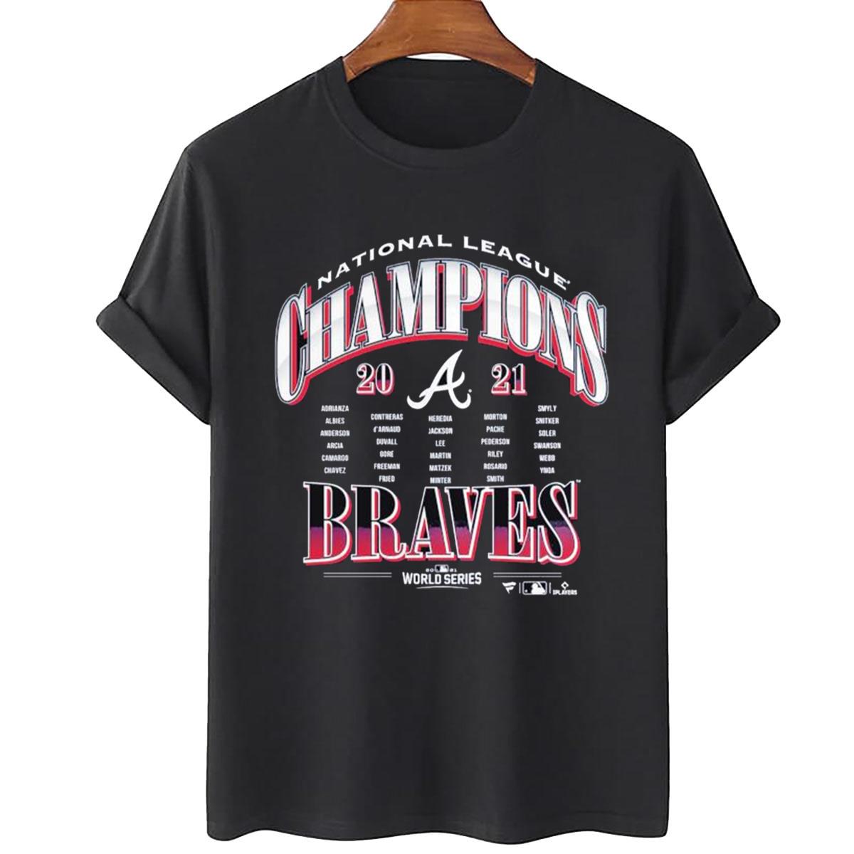Atlanta Braves National League Champions 2021 World Series Unisex T-Shirt
