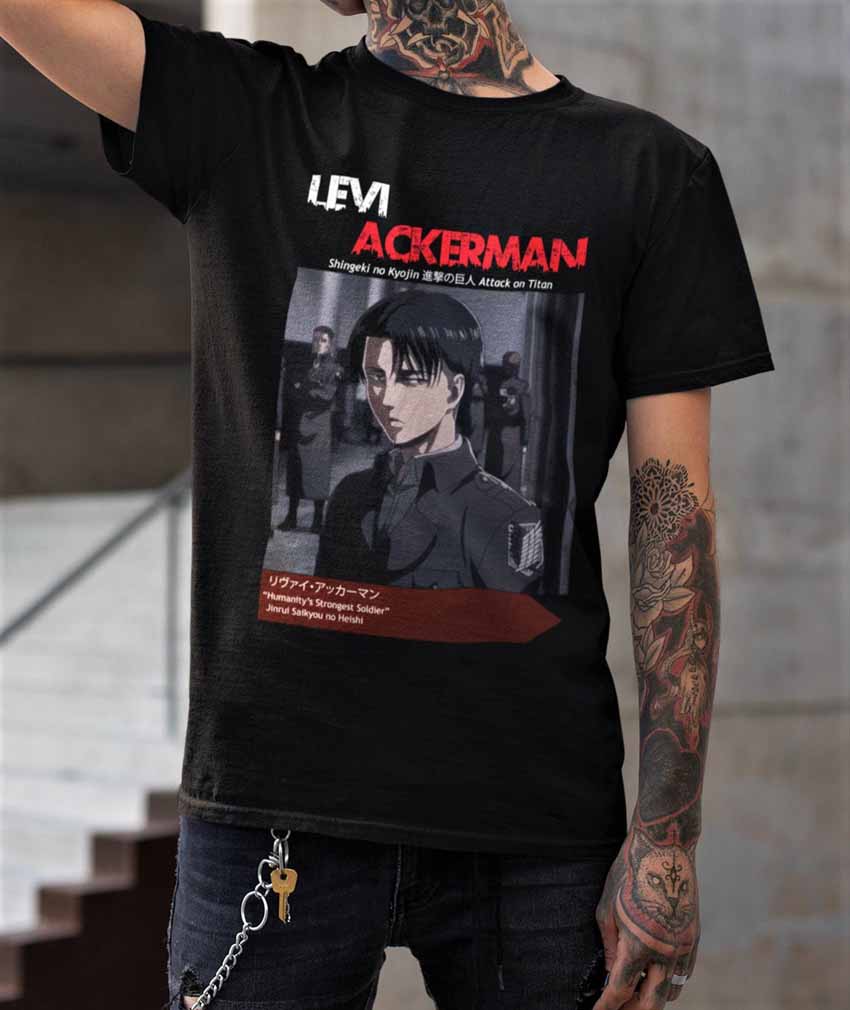 Attack On Titan Levi Ackerman Unisex T-shirt