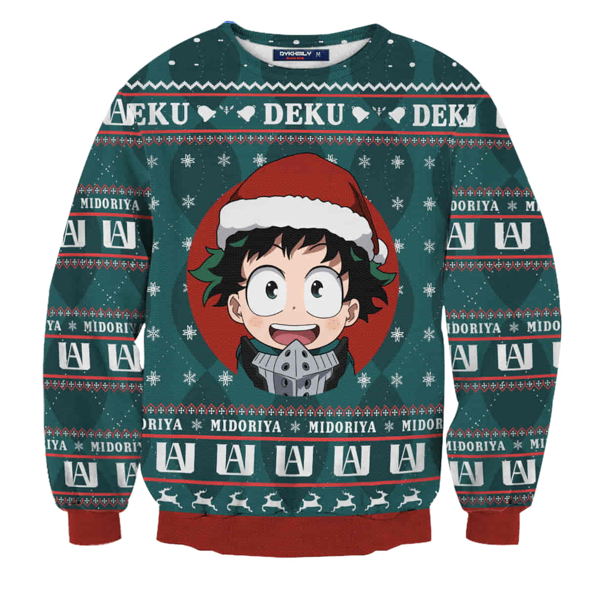 Baby Deku Christmas Wool Sweater, My Hero Academia 3D Sweater