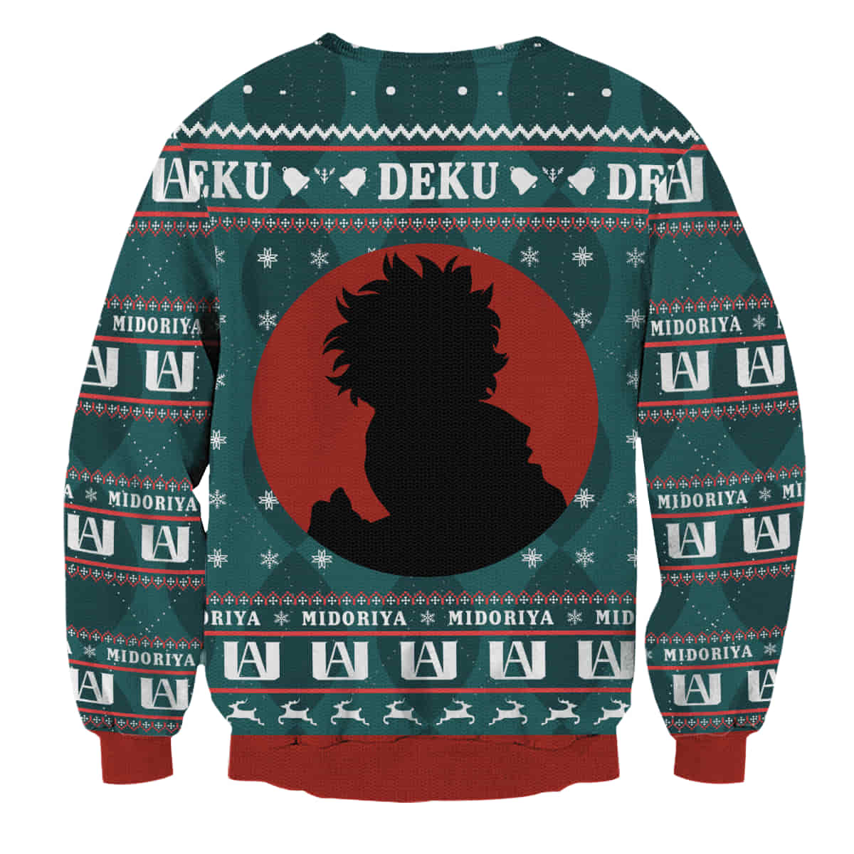 Baby Deku Christmas Wool Sweater, My Hero Academia 3D Sweater