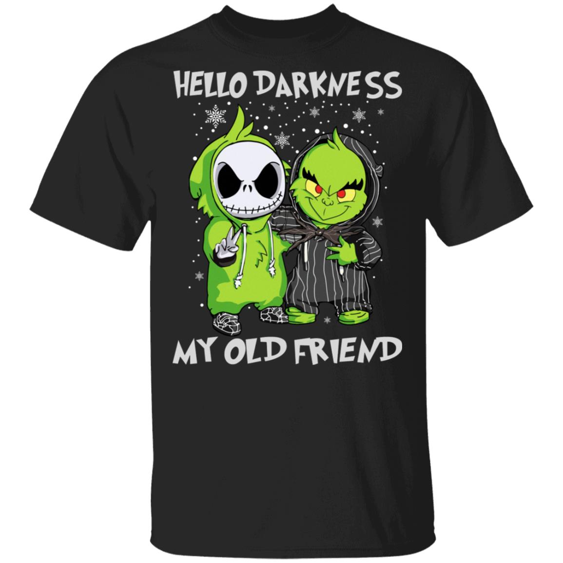 Baby Grinch Jack Skellington Hello Darkness Unisex T-Shirt
