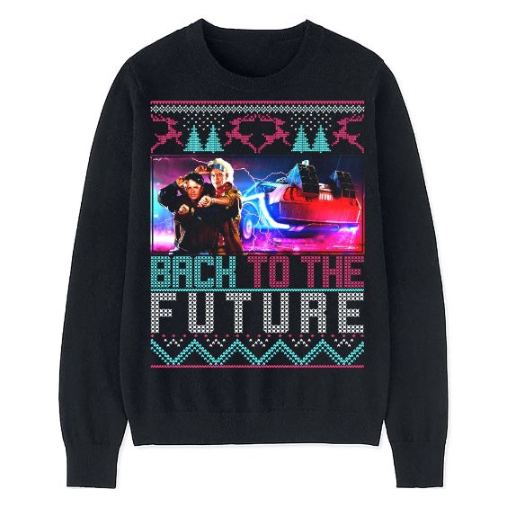 Back To Future Christmas T-Shirt Ugly