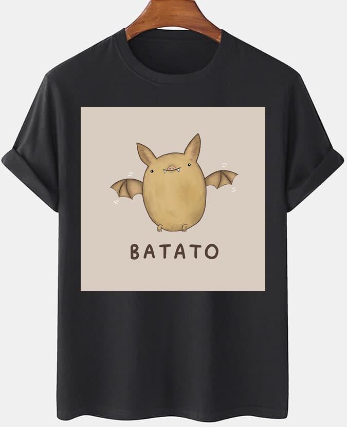 Batato Cute Spud Potato T-Shirt Cute Bat