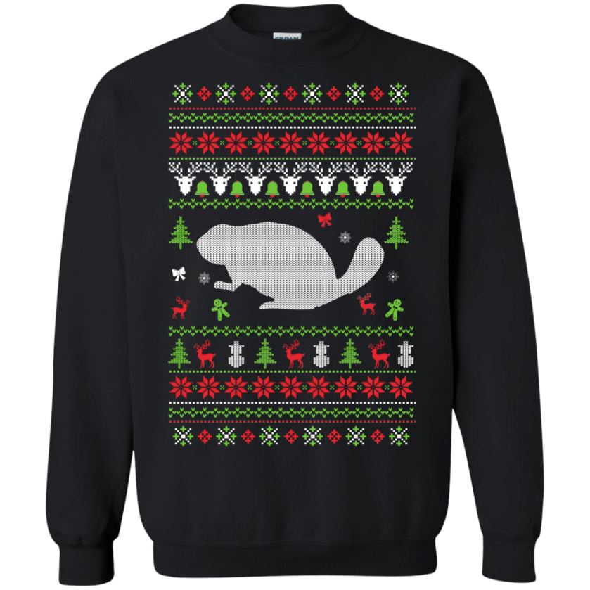 Beaver Xmas Ugly Sweatshirt