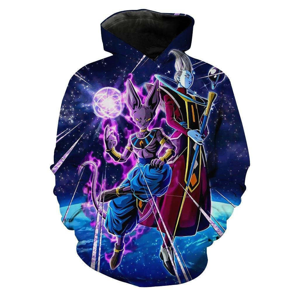 Beerus And Whis Dragon Ball Super Beerrus Hoodie 3D