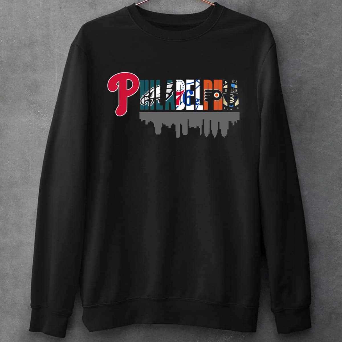  Outerstuff Philadelphia 76ers Youth Size Get Busy Team Logo  Long Sleeve T-Shirt : Sports & Outdoors