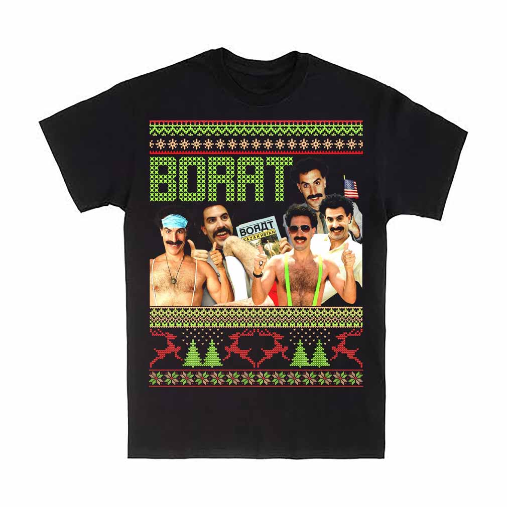 Borat All Style Ugly Christmas T-Shirt