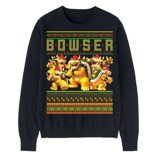 Bowser Pokemon Christmas Sweatshirt Ugly