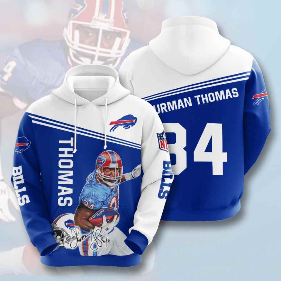 Buffalo Bills Thurman Thomas Hoodie 3D