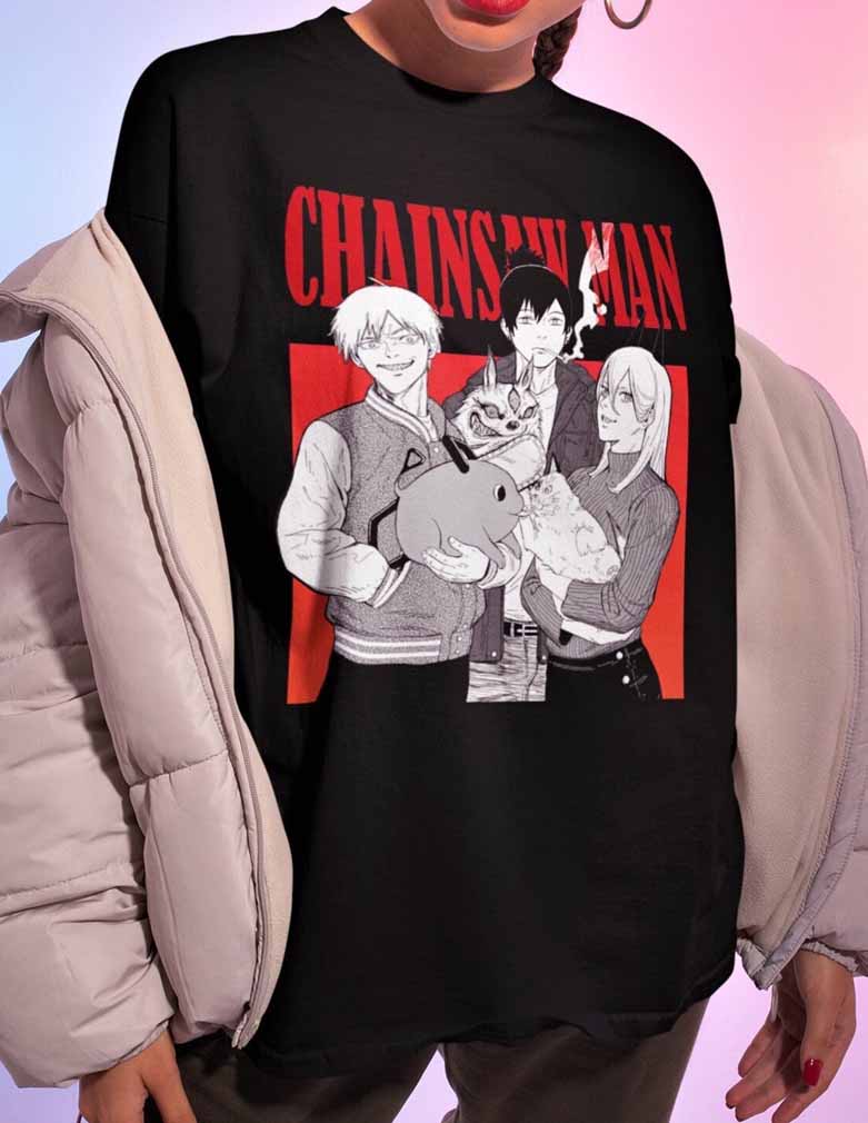Chainsaw Man Characters Unisex T-shirt