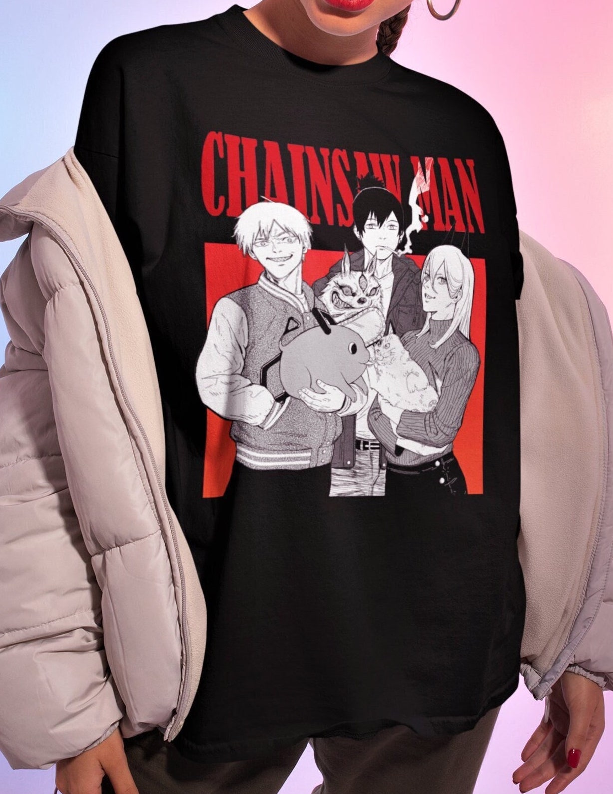 Chainsaw ManCharacters Unisex T-shirt