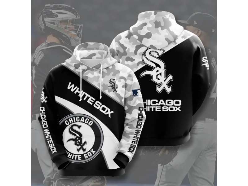 Chicago White Sox Hoodie 3D Camo
