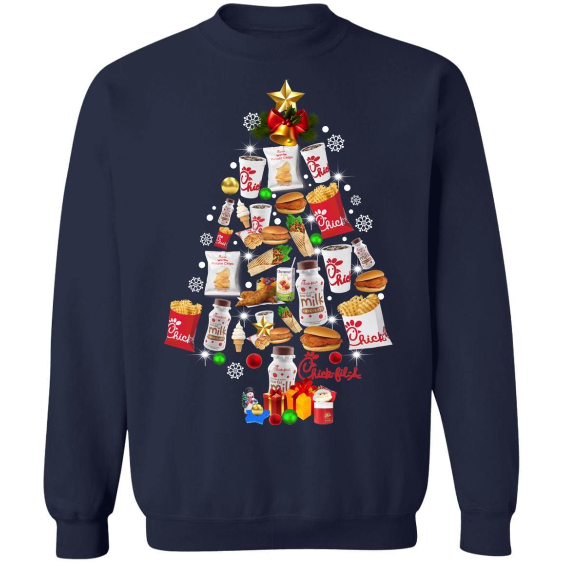 Chick Fil A Christmas Tree Unisex Sweatshirt