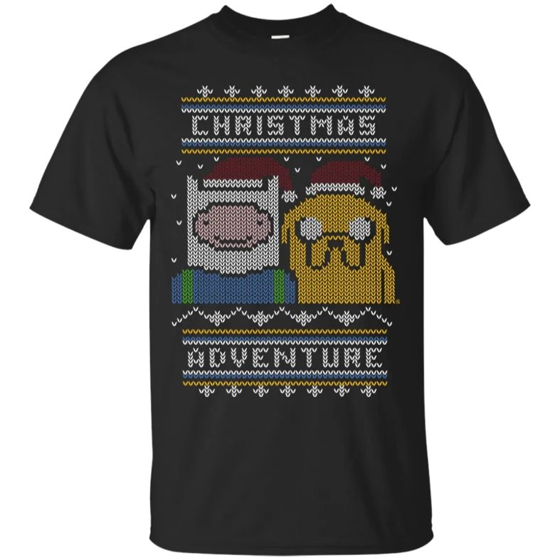 Christmas Adventure Cartoon Unisex Ugly T-Shirt