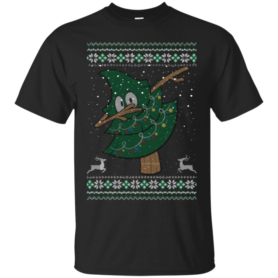 Christmas Tree Dabbing Ugly T-shirt