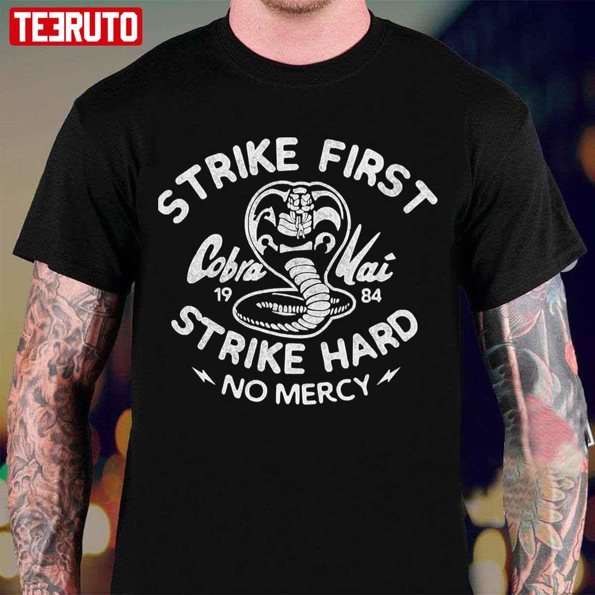 Cobra Kai Strike First Snake Unisex T-Shirt