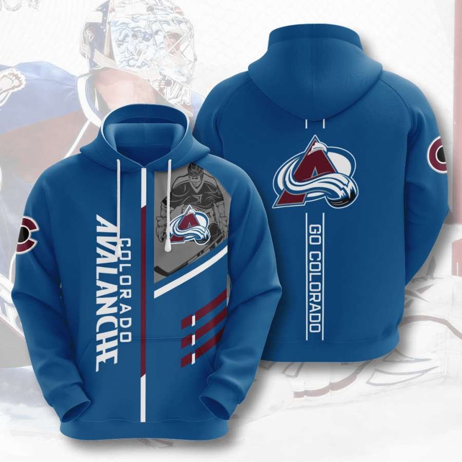 Colorado Avalanche Hoodie 3D All Over Print