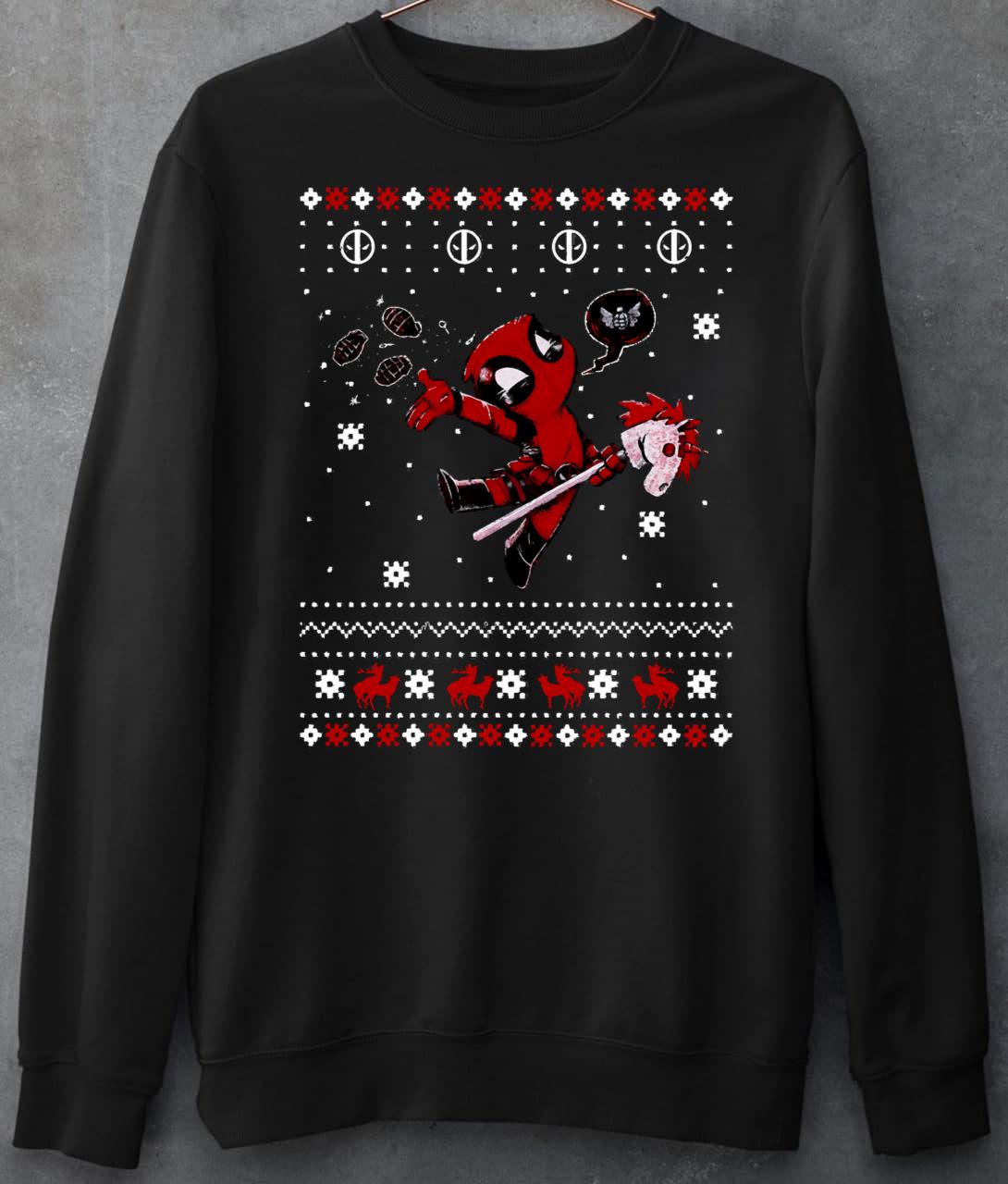 Deadpool Christmas Ugly T-Shirt