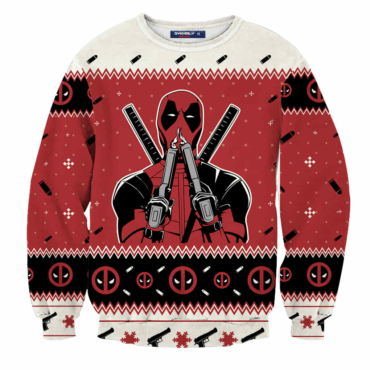 Deadpool Maximum Effort Wool Knitted Sweater