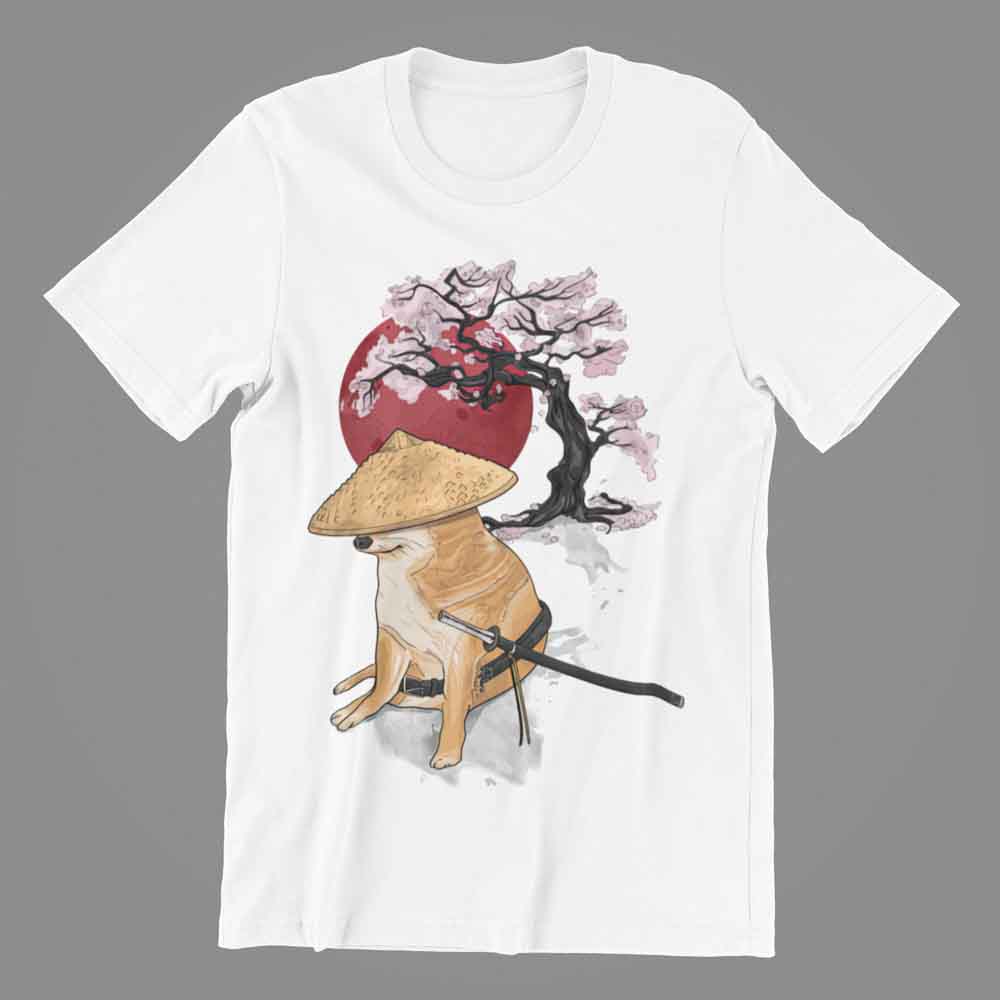 Dodge Shiba Inu Dog Shirt Japanese T-Shirt